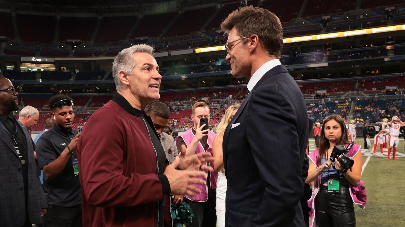 St. Louis, with Tom Brady and Kurt Warner on hand, fares well in UFL title game TV ratings